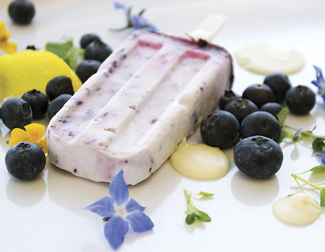 University Hospitals' Blueberry-Honey Ice Lollies