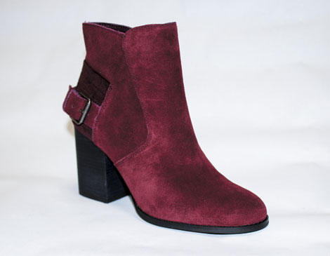 Sbicca Lorenza Tawny Port Booties 