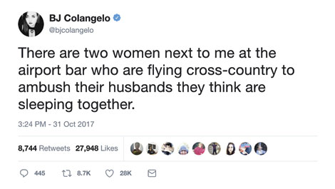 BJ Colangelo Tweet 1 BJ Colangelo Tweet 1